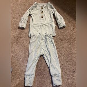 Caden Lane Mint Green baby 2 piece set